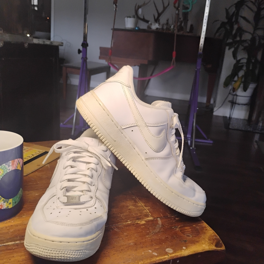 Nike White Low-Top Sneakers